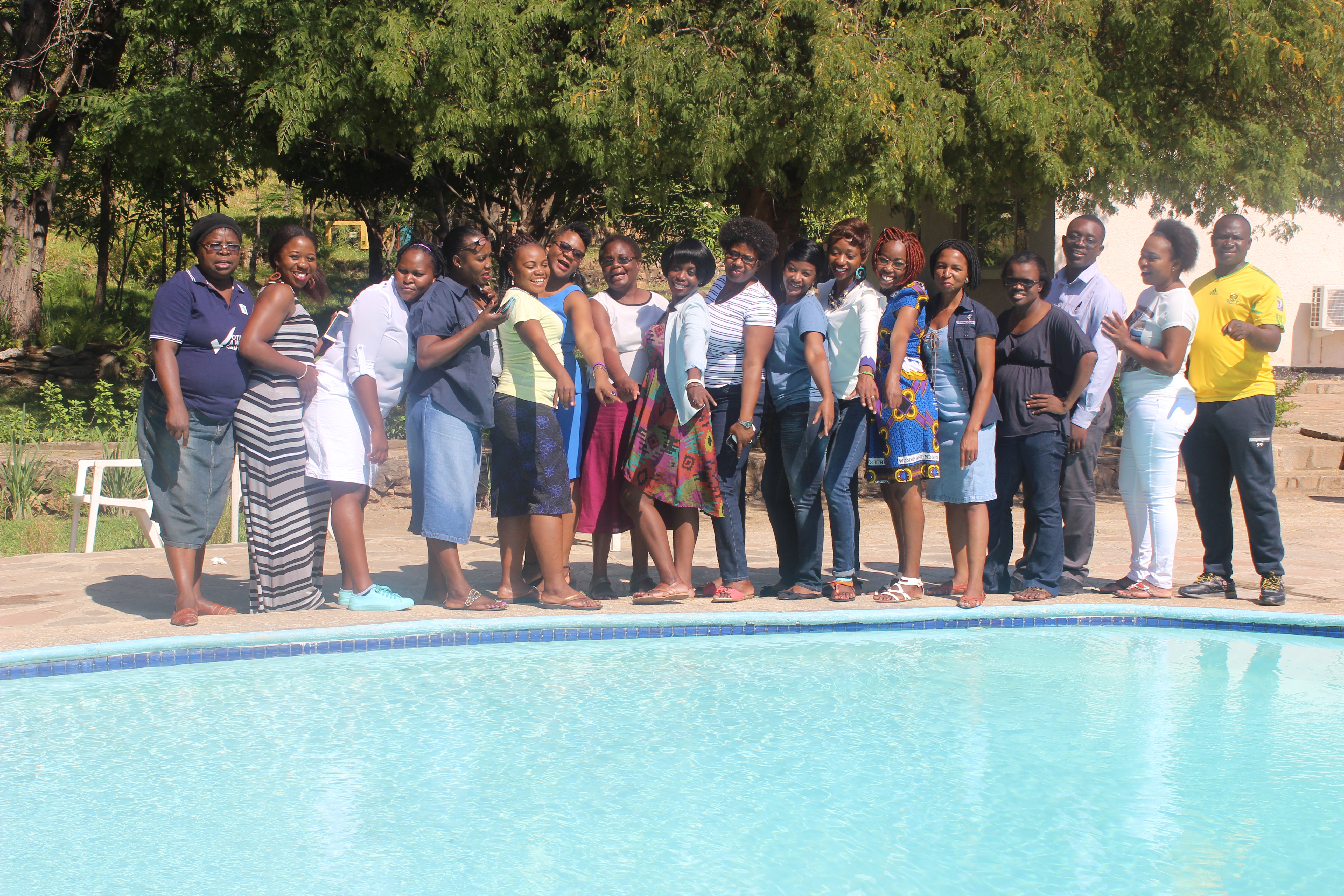 NGOCC Members of Staff Pose for A Photo After a Week of Planning.