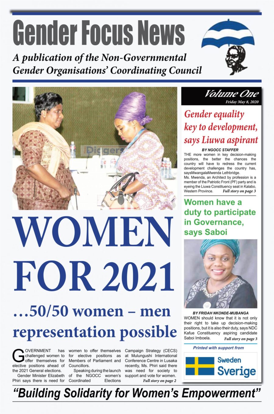 Gender Focus News- May 2020 Edition